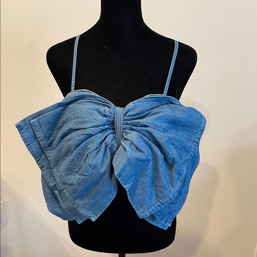 Blue Denim Women's Top